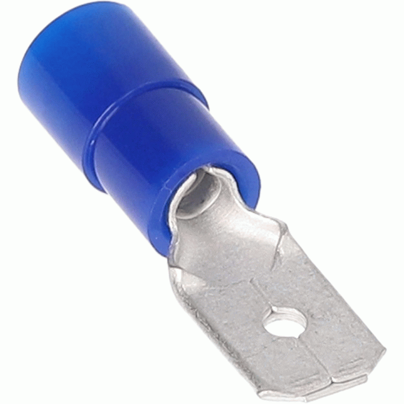 BNMD250 | Blue Nylon Male Quick Disconnect 16-14 Gauge .250